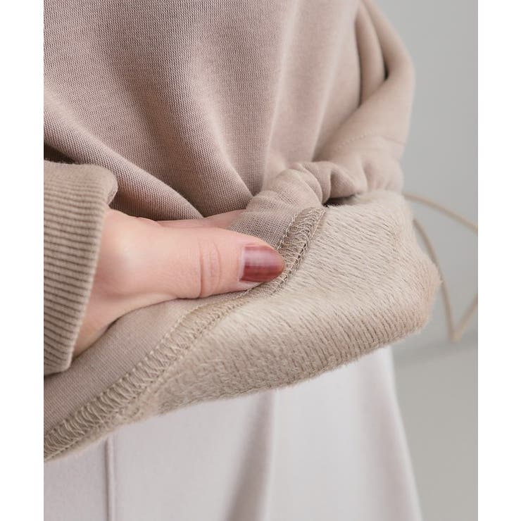 ゆったりシルエットの ドロスト裏シャギースウェット | SHOO・LA・RUE | 詳細画像23 