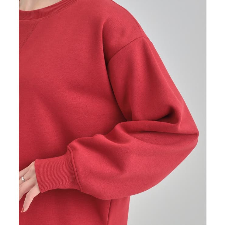 【あったか/S-LL】シンプルだから使いやすい ガゼット付き 裏起毛スウェット | SHOO・LA・RUE | 詳細画像25 