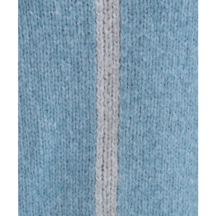 【S-LL】配色デザインがポイント ざっくり編みゆるニット | SHOO・LA・RUE | 詳細画像8 