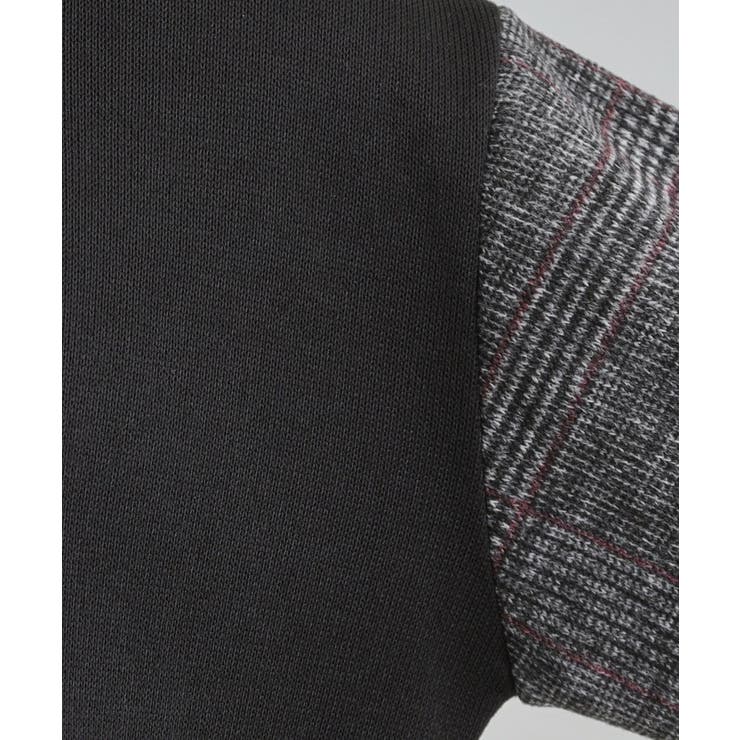 【あったか】裏起毛袖チェックトップス | SHOO・LA・RUE | 詳細画像4 