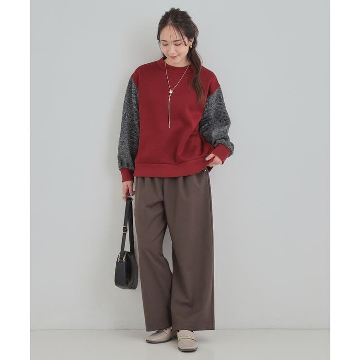 【あったか】裏起毛袖チェックトップス | SHOO・LA・RUE | 詳細画像11 