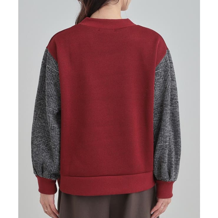 【あったか】裏起毛袖チェックトップス | SHOO・LA・RUE | 詳細画像15 