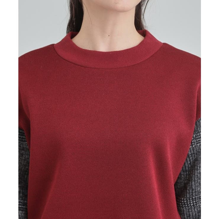 【あったか】裏起毛袖チェックトップス | SHOO・LA・RUE | 詳細画像16 