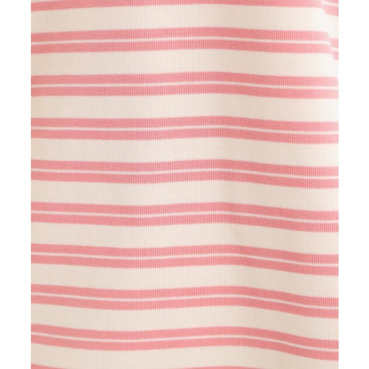 【S-LL/洗濯機可】マルチボーダー ミニ裏毛トップス | SHOO・LA・RUE | 詳細画像12 