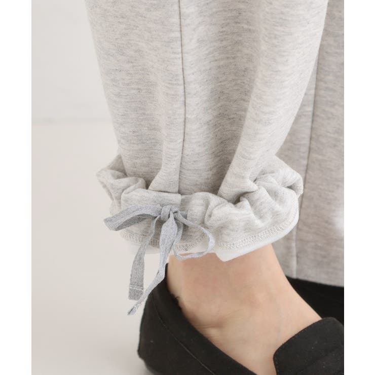 【洗濯機可/S-LL】春まで着られる ダブルフェイス スウェットパンツ | SHOO・LA・RUE | 詳細画像22 