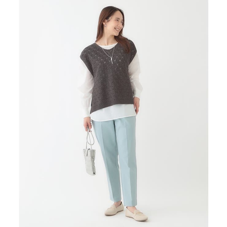 【高レビュー/洗える/美脚シルエット】ソフトスティックパンツ | SHOO・LA・RUE | 詳細画像24 