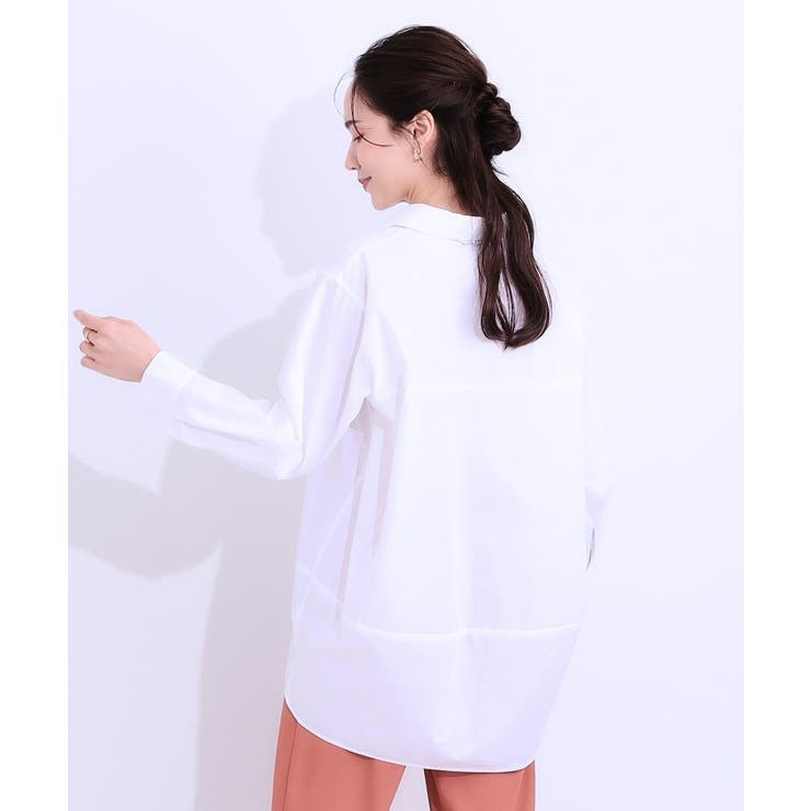 【洗える/S-LL】きれいに体型カバーが叶うチュニックシャツ | SHOO・LA・RUE | 詳細画像2 