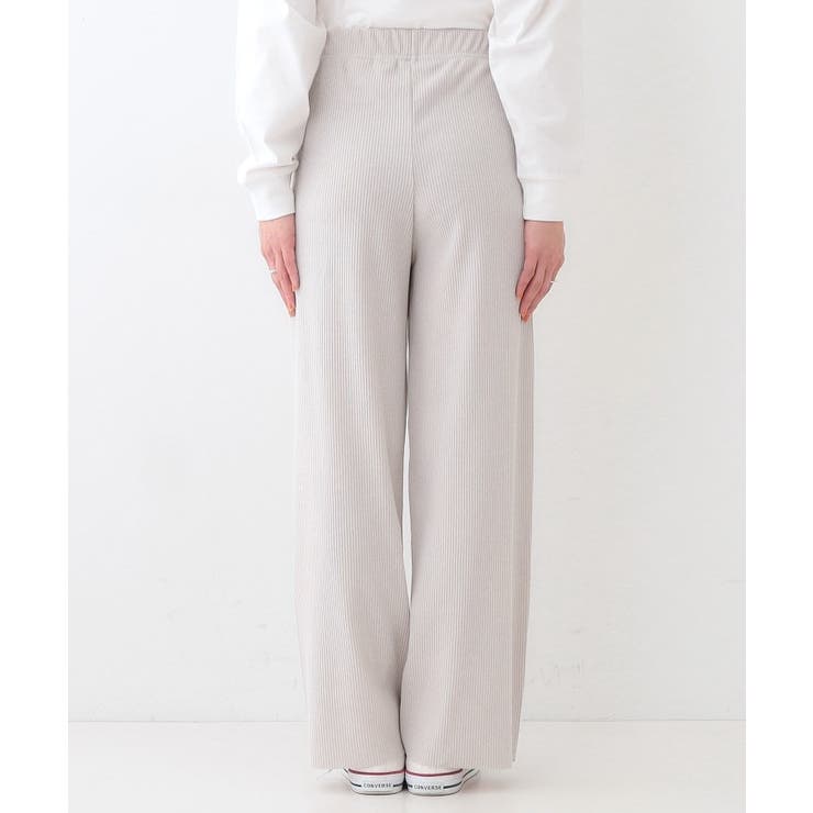 【洗える/S-LL】やわらか楽ちん カットリブパンツ | SHOO・LA・RUE | 詳細画像15 