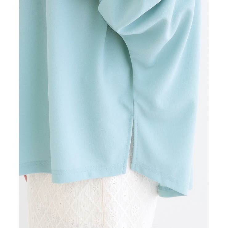 【洗える/S-LL】体型カバーにも ゆるりと着られる ドルマントップス | SHOO・LA・RUE | 詳細画像23 