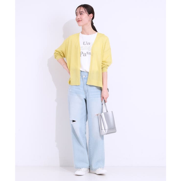 【洗える/S-LL】ナチュラル感が上品 サッと羽織れるカーディガン | SHOO・LA・RUE | 詳細画像7 
