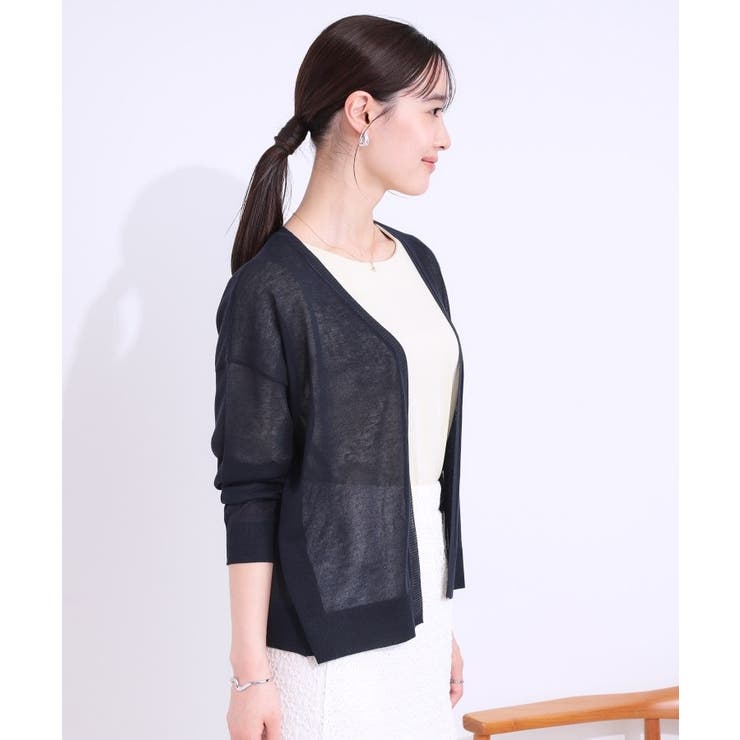 【洗える/S-LL】ナチュラル感が上品 サッと羽織れるカーディガン | SHOO・LA・RUE | 詳細画像14 