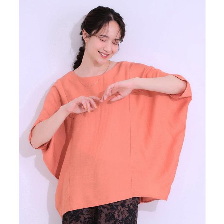 【S-LL/ひんやり/体型カバー】ゆるシルエットが心地よい ドルマンブラウス | SHOO・LA・RUE | 詳細画像19 
