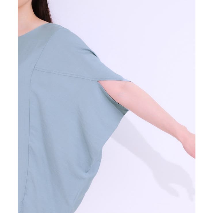 【S-LL/ひんやり/体型カバー】ゆるシルエットが心地よい ドルマンブラウス | SHOO・LA・RUE | 詳細画像27 