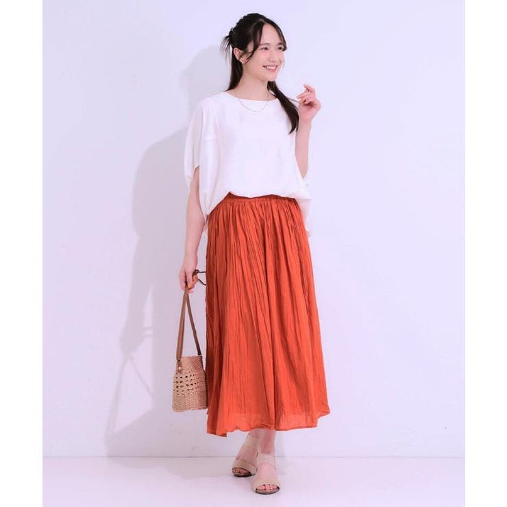 【S-LL/ひんやり/体型カバー】ゆるシルエットが心地よい ドルマンブラウス | SHOO・LA・RUE | 詳細画像29 