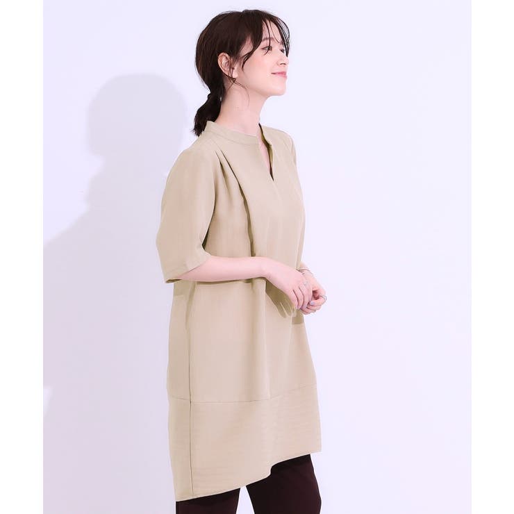 【洗える】楽に体型カバー叶う チュニックワンピース | SHOO・LA・RUE | 詳細画像6 