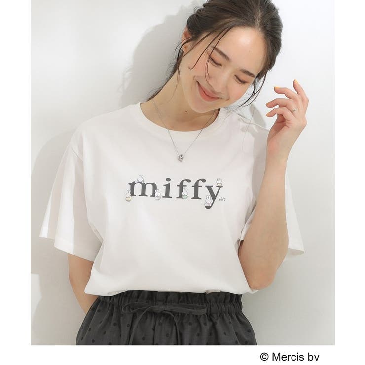 ホワイト(101) | 【miffy】グラフィックTシャツ | SHOO・LA・RUE