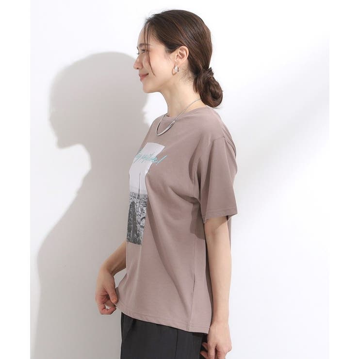 【洗える/S-LL/ひんやり/UV】選べる6柄 プリントTシャツ | SHOO・LA・RUE | 詳細画像22 