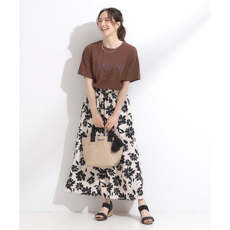 【洗える/S-LL/ひんやり/UV】選べる6柄 プリントTシャツ | SHOO・LA・RUE | 詳細画像43 