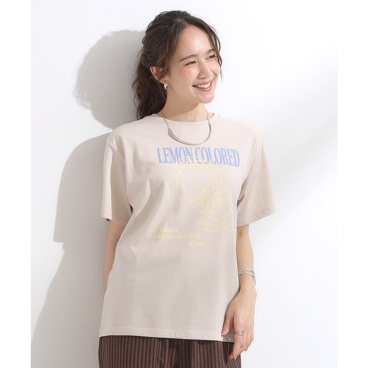 【洗える/S-LL/ひんやり/UV】選べる6柄 プリントTシャツ | SHOO・LA・RUE | 詳細画像13 