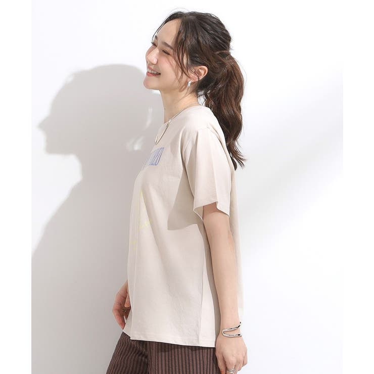 【洗える/S-LL/ひんやり/UV】選べる6柄 プリントTシャツ | SHOO・LA・RUE | 詳細画像14 