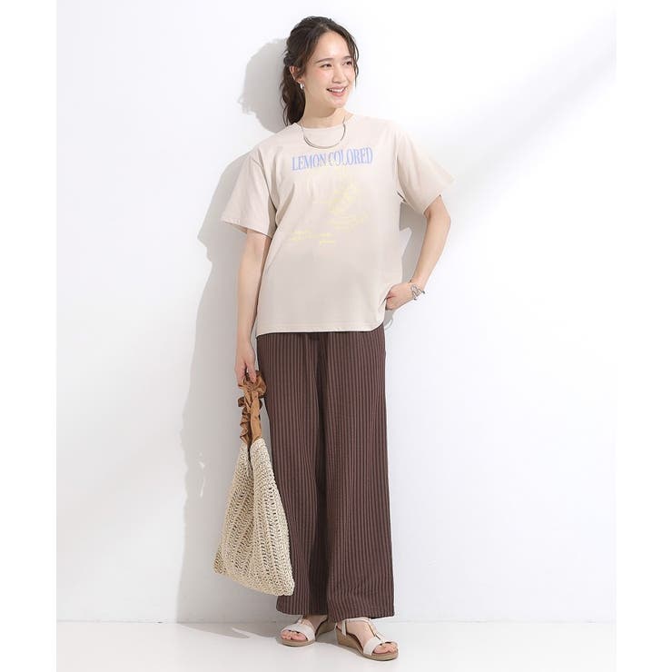 【洗える/S-LL/ひんやり/UV】選べる6柄 プリントTシャツ | SHOO・LA・RUE | 詳細画像15 