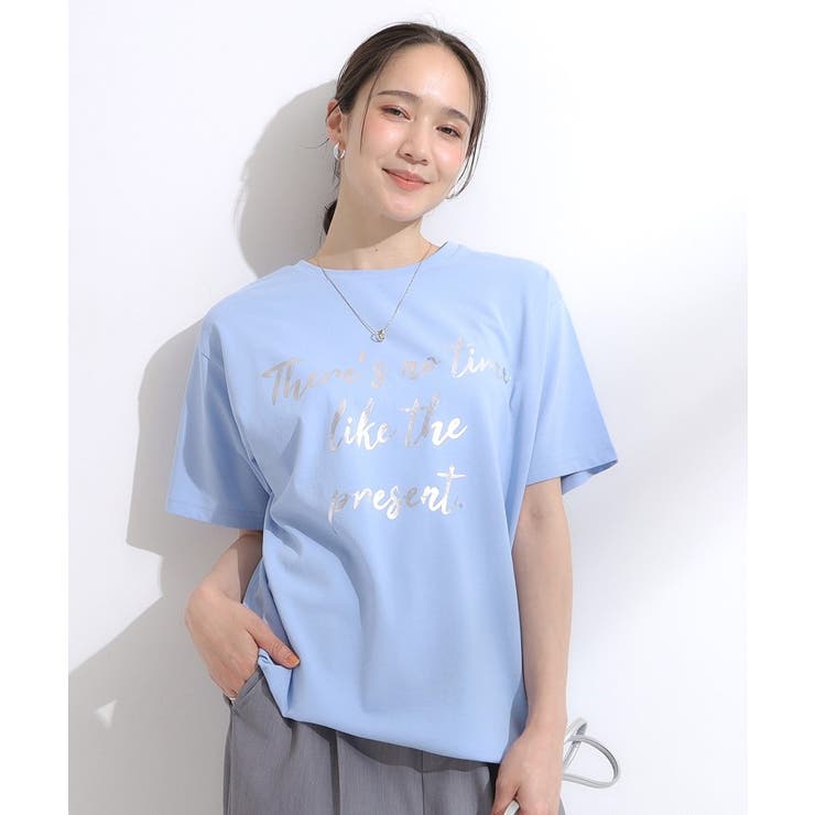 【洗える/S-LL/ひんやり/UV】選べる6柄 プリントTシャツ | SHOO・LA・RUE | 詳細画像5 