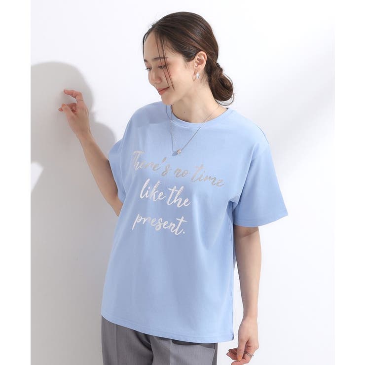 【洗える/S-LL/ひんやり/UV】選べる6柄 プリントTシャツ | SHOO・LA・RUE | 詳細画像6 