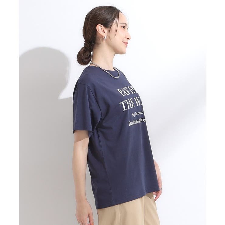 【洗える/S-LL/ひんやり/UV】選べる6柄 プリントTシャツ | SHOO・LA・RUE | 詳細画像26 