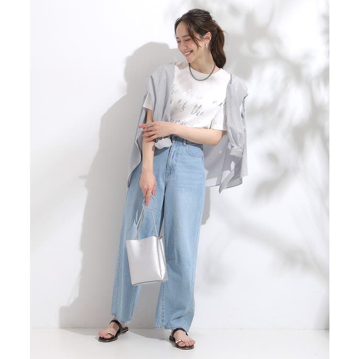 【洗える/S-LL/ひんやり/UV】選べる6柄 プリントTシャツ | SHOO・LA・RUE | 詳細画像3 