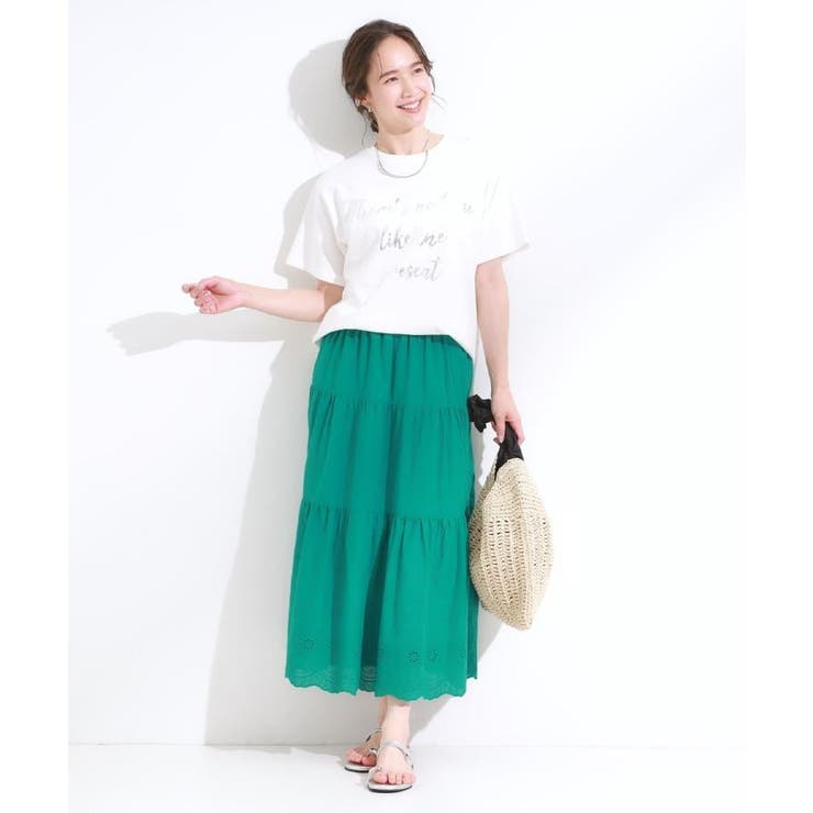 【洗える/S-LL/ひんやり/UV】選べる6柄 プリントTシャツ | SHOO・LA・RUE | 詳細画像55 