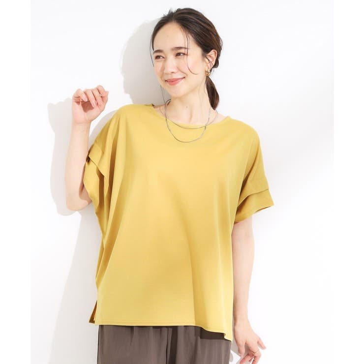 【S-LL/UV/吸水速乾】さらりと着こなす 肩タックゆるトップス | SHOO・LA・RUE | 詳細画像13 