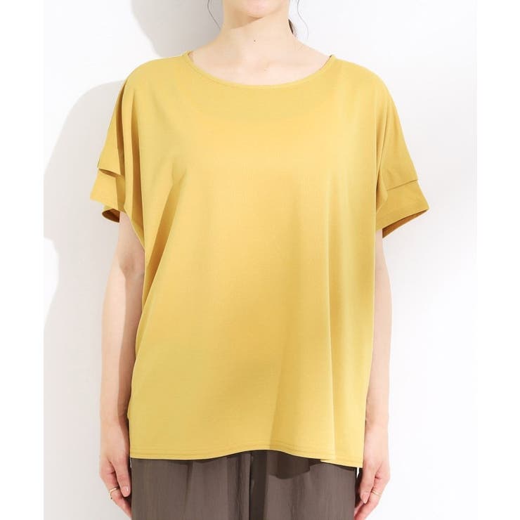 【S-LL/UV/吸水速乾】さらりと着こなす 肩タックゆるトップス | SHOO・LA・RUE | 詳細画像17 