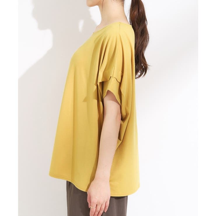 【S-LL/UV/吸水速乾】さらりと着こなす 肩タックゆるトップス | SHOO・LA・RUE | 詳細画像18 