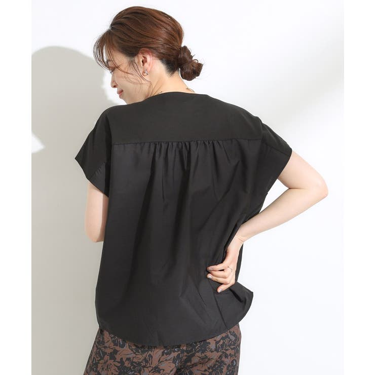 インせず決まる 異素材使い デザイントップス | SHOO・LA・RUE | 詳細画像2 