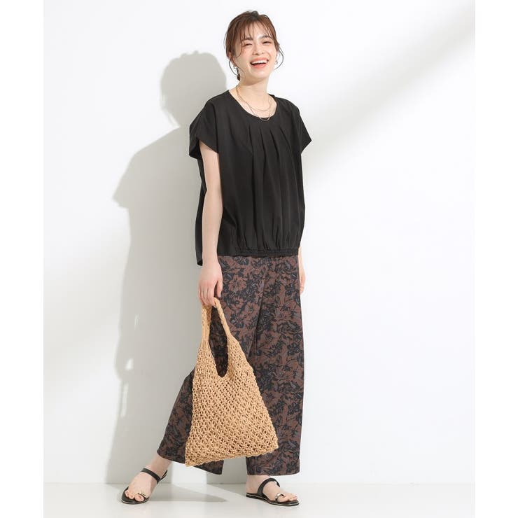 インせず決まる 異素材使い デザイントップス | SHOO・LA・RUE | 詳細画像3 