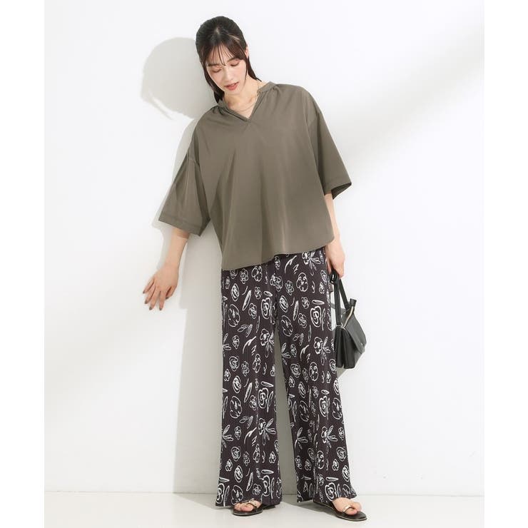 【S LL 洗濯後しわになりにくい】バックギャザーがアクセント | SHOO・LA・RUE | 詳細画像3 
