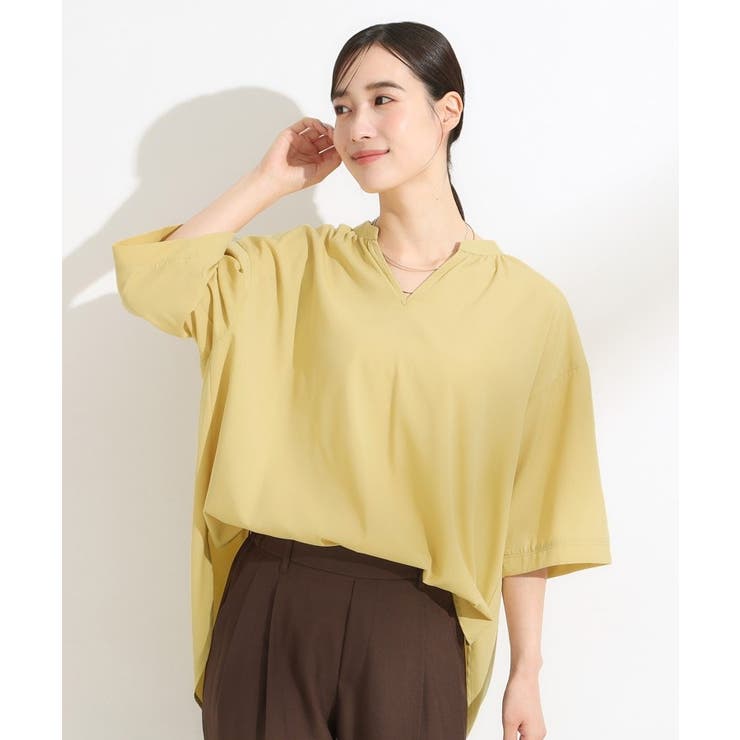 【S LL 洗濯後しわになりにくい】バックギャザーがアクセント | SHOO・LA・RUE | 詳細画像5 