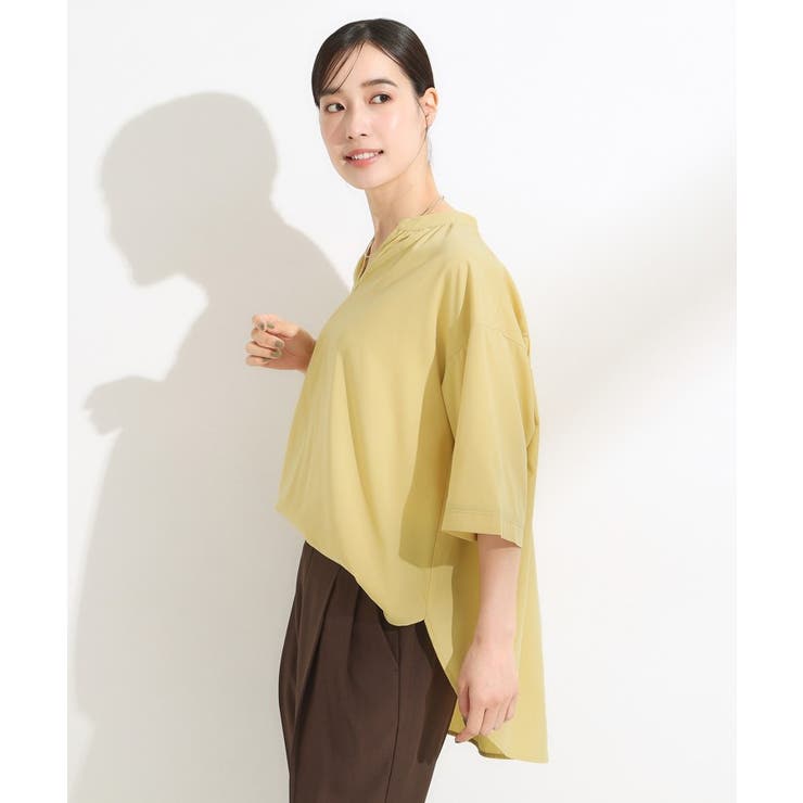 【S LL 洗濯後しわになりにくい】バックギャザーがアクセント | SHOO・LA・RUE | 詳細画像6 