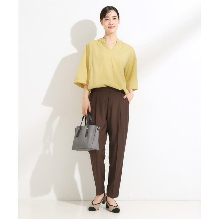 【S LL 洗濯後しわになりにくい】バックギャザーがアクセント | SHOO・LA・RUE | 詳細画像7 