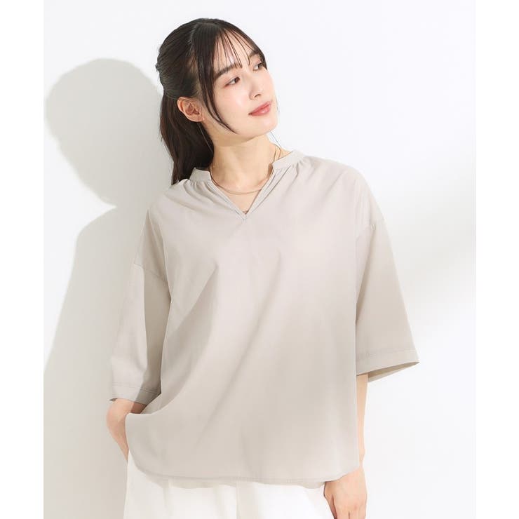 【S LL 洗濯後しわになりにくい】バックギャザーがアクセント | SHOO・LA・RUE | 詳細画像9 