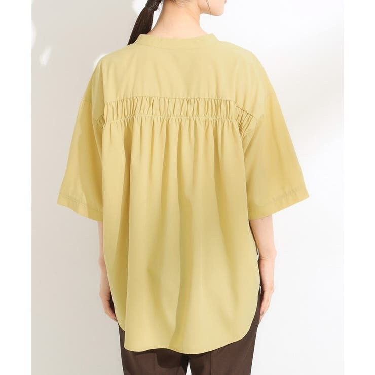 【S LL 洗濯後しわになりにくい】バックギャザーがアクセント | SHOO・LA・RUE | 詳細画像19 