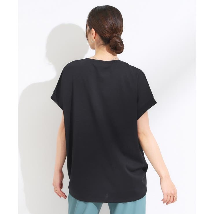 体型カバーに タック入りドルマントップス | SHOO・LA・RUE | 詳細画像6 