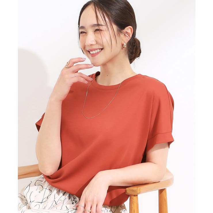 レッド(062) | 体型カバーに タック入りドルマントップス | SHOO・LA・RUE