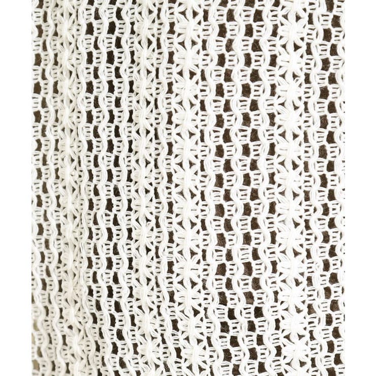 【洗える/S-LL】季節の変わり目に 透かし柄が涼やか ジップブルゾン | SHOO・LA・RUE | 詳細画像4 