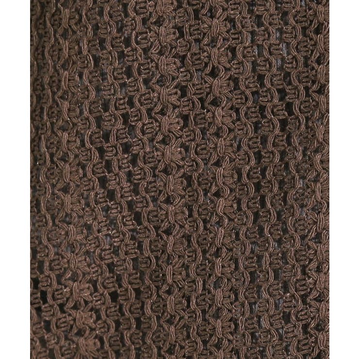 【洗える/S-LL】季節の変わり目に 透かし柄が涼やか ジップブルゾン | SHOO・LA・RUE | 詳細画像12 