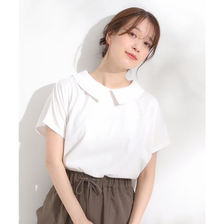 【S-LL】こだわりの襟バランスが大人かわいい ボックスシルエットトップス | SHOO・LA・RUE | 詳細画像5 