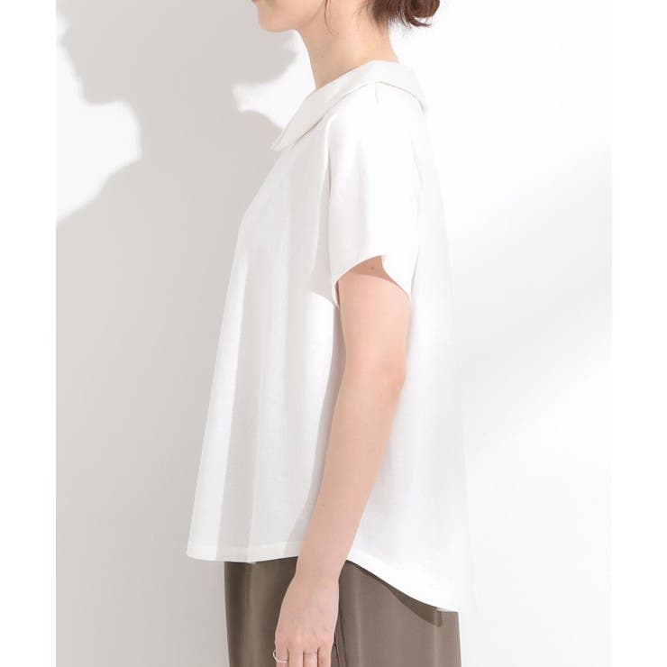 【S-LL】こだわりの襟バランスが大人かわいい ボックスシルエットトップス | SHOO・LA・RUE | 詳細画像10 