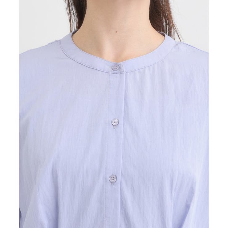 【S-LL/ひんやり】ウエストタックで程よくシェイプ 大人の上品ブラウス | SHOO・LA・RUE | 詳細画像16 