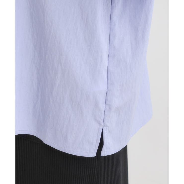 【S-LL/ひんやり】ウエストタックで程よくシェイプ 大人の上品ブラウス | SHOO・LA・RUE | 詳細画像18 