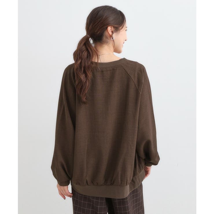 【洗濯機可/S-LL】さっと羽織れる 軽量リブブルゾン | SHOO・LA・RUE | 詳細画像6 